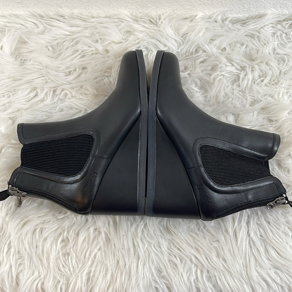Blowfish Malibu Praline Wedge Vegan Booties Boots Black Size 9 NEW - Picture 10 of 16